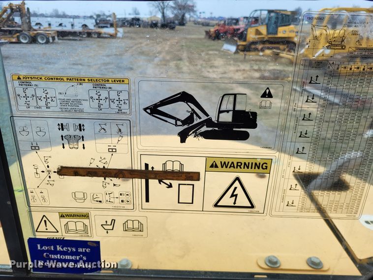 image for item DO3521 2012 Volvo ECR88  mini excavator