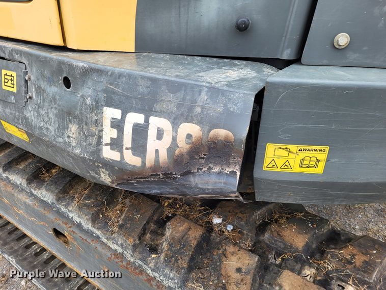image for item DO3521 2012 Volvo ECR88  mini excavator