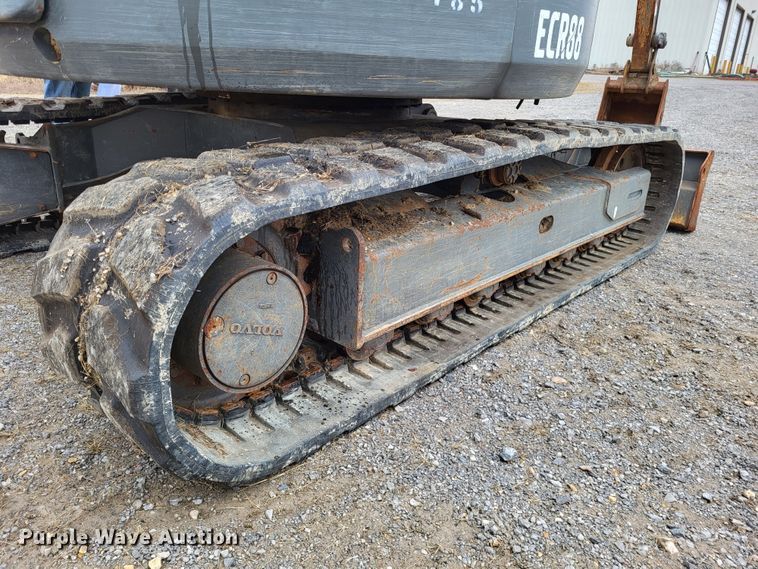 image for item DO3521 2012 Volvo ECR88  mini excavator