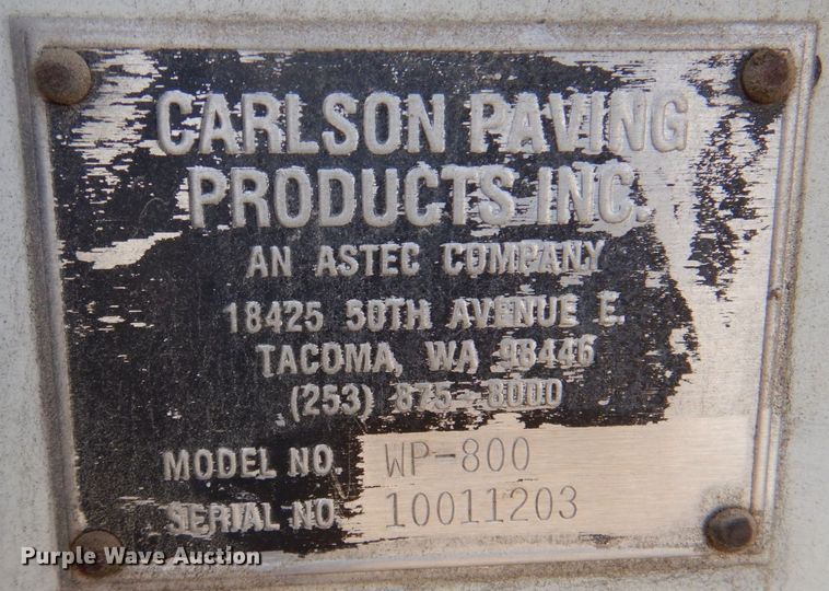 image for item DQ1875 Carlson WP-800  windrow elevator