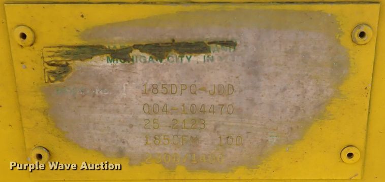 image for item DQ3915 Sullair 185DPQ-JDD  air compressor