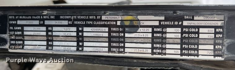 image for item ID9352 2003 Peterbilt 357  ready mix truck