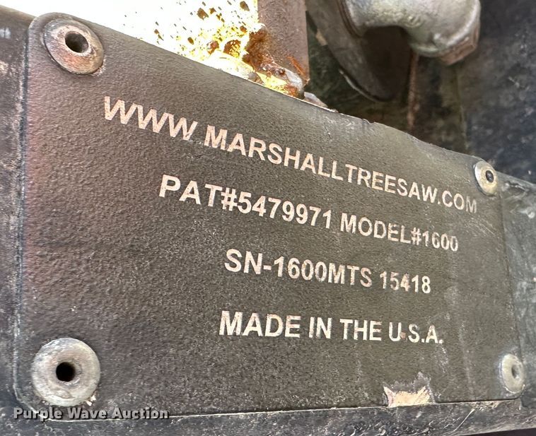 image for item JD9624 Marshall 1600  skid steer tree saw