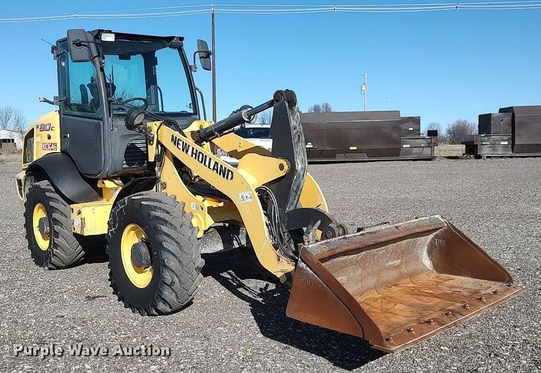 image for item JW9258 2015 New Holland W80C  wheel loader