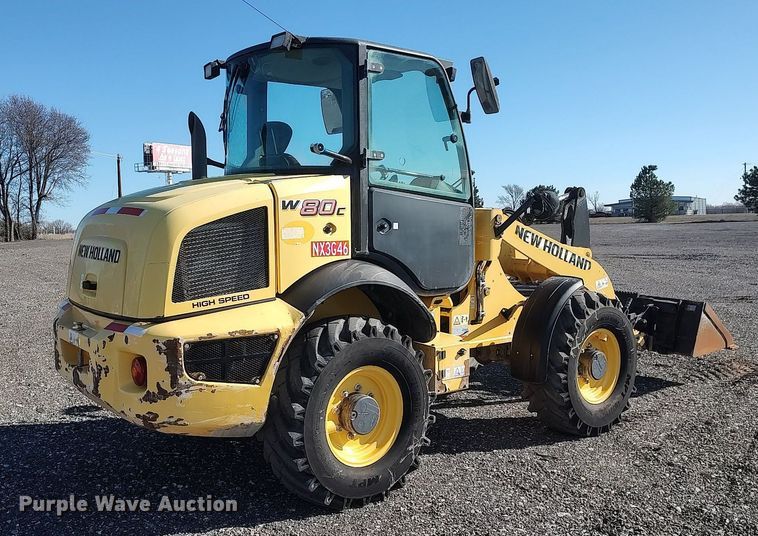 image for item JW9258 2015 New Holland W80C  wheel loader