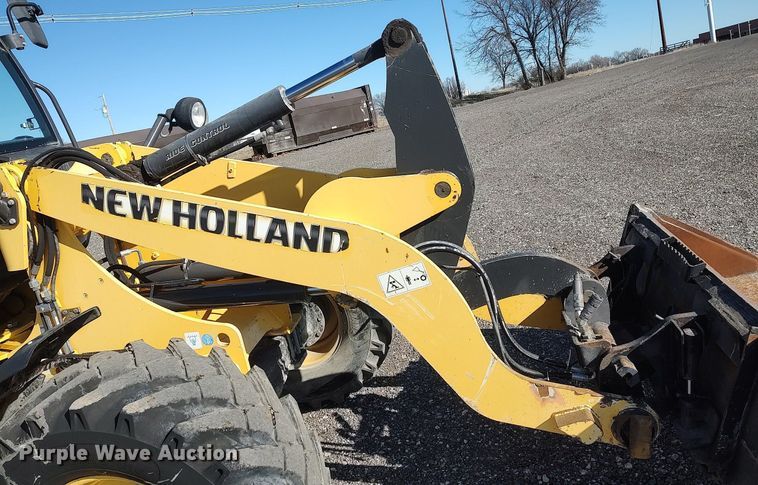 image for item JW9258 2015 New Holland W80C  wheel loader