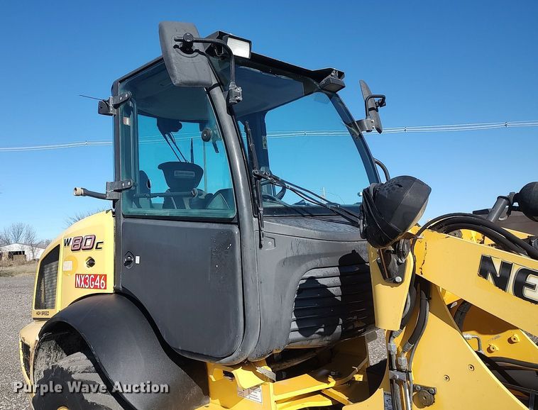 image for item JW9258 2015 New Holland W80C  wheel loader