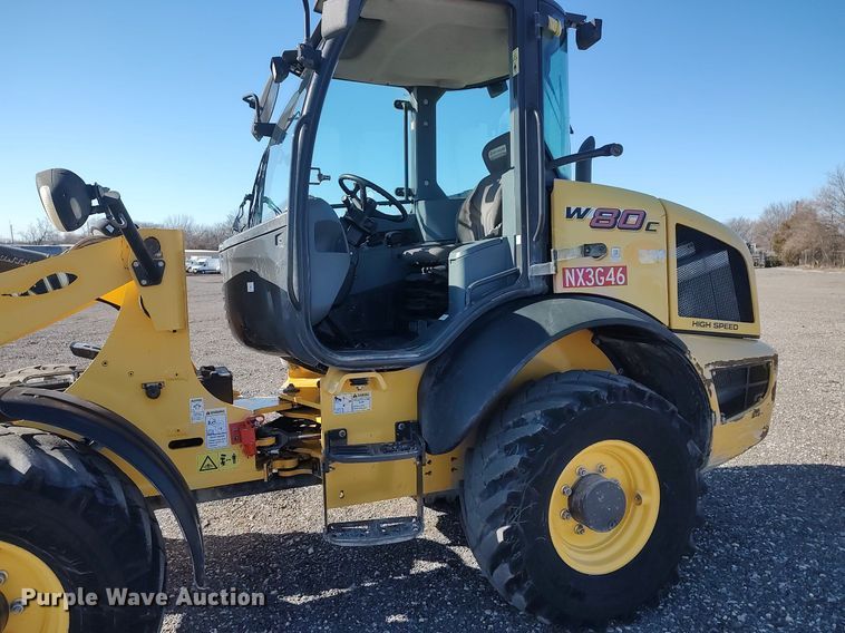 image for item JW9258 2015 New Holland W80C  wheel loader