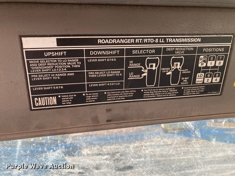 image for item KR9092 1999 Sterling A-Line  dump truck