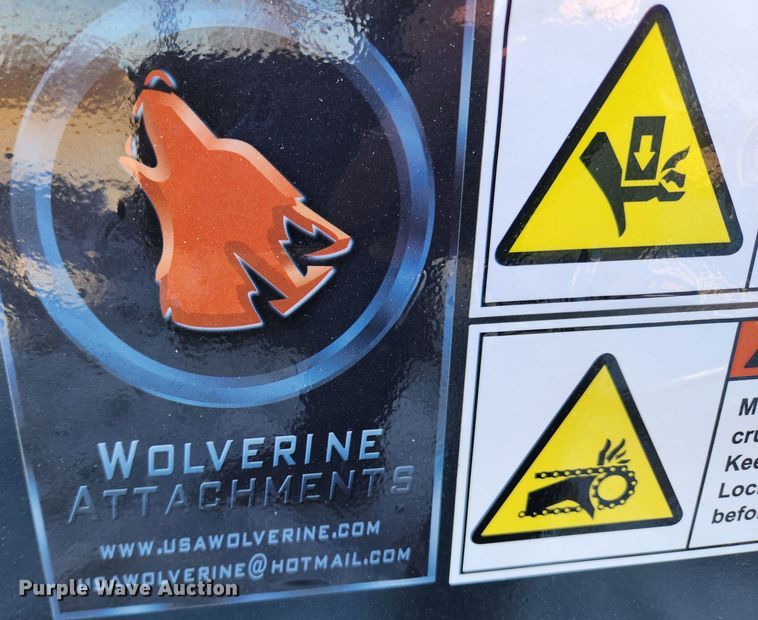 image for item KT9505 Wolverine  skid steer concrete mixer