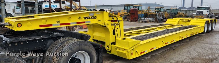 image for item KT9525 1993 Trail King TK100HDG-483  lowboy equipment trailer