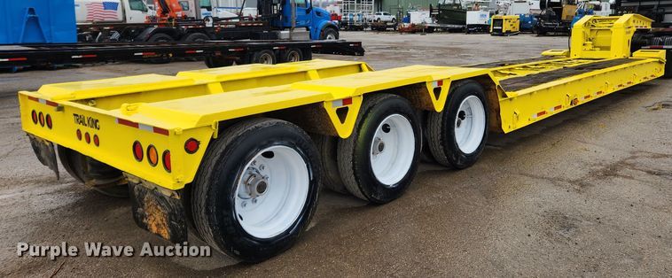 image for item KT9525 1993 Trail King TK100HDG-483  lowboy equipment trailer