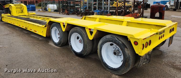 image for item KT9525 1993 Trail King TK100HDG-483  lowboy equipment trailer
