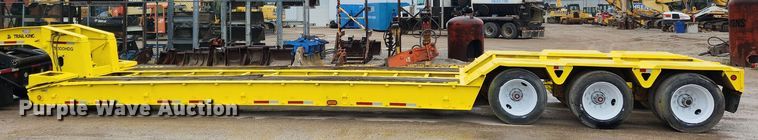 image for item KT9525 1993 Trail King TK100HDG-483  lowboy equipment trailer