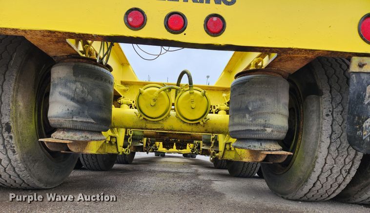 image for item KT9525 1993 Trail King TK100HDG-483  lowboy equipment trailer