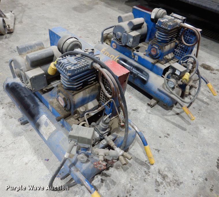image for item KW9558 (2) Emglo air compressors