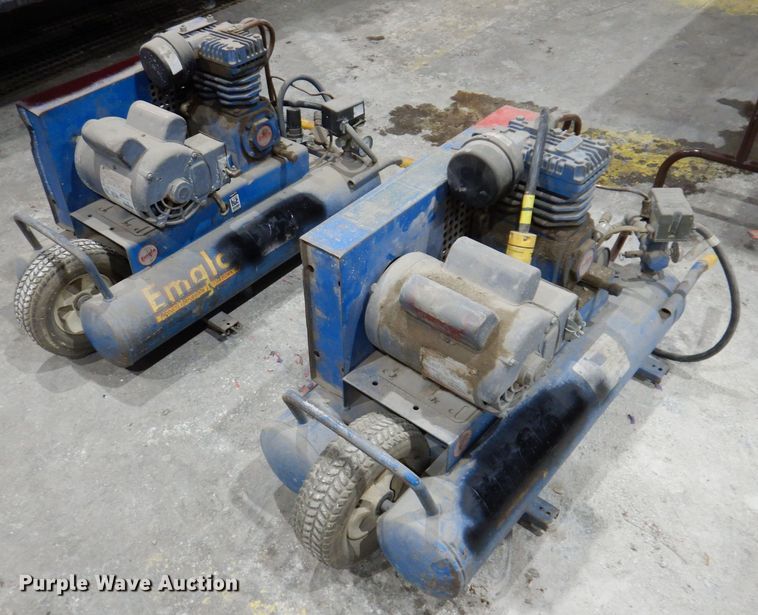image for item KW9558 (2) Emglo air compressors