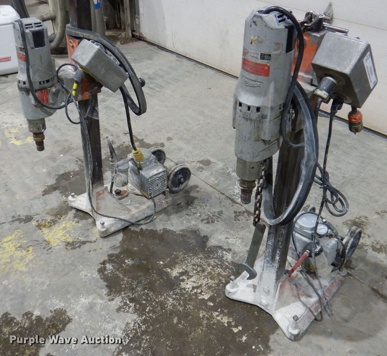 image for item KW9559 (2) Milwaukee Dymodrill core drills