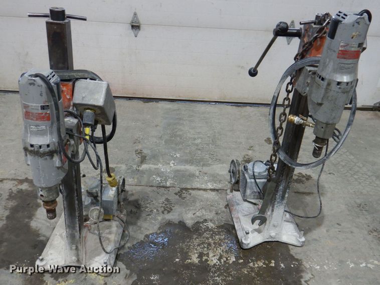 image for item KW9559 (2) Milwaukee Dymodrill core drills