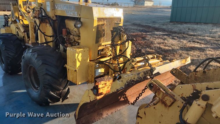 image for item LK9526 1983 Vermeer M-475  trencher