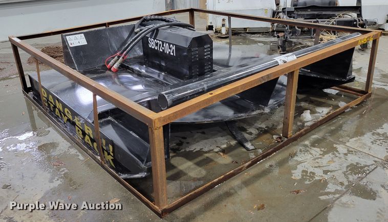 image for item LY9862 2021 Mower King SSRC  72" W skid steer rotary mower