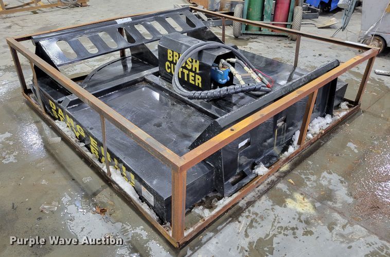 image for item LY9862 2021 Mower King SSRC  72" W skid steer rotary mower