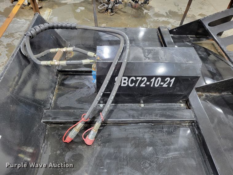 image for item LY9862 2021 Mower King SSRC  72" W skid steer rotary mower