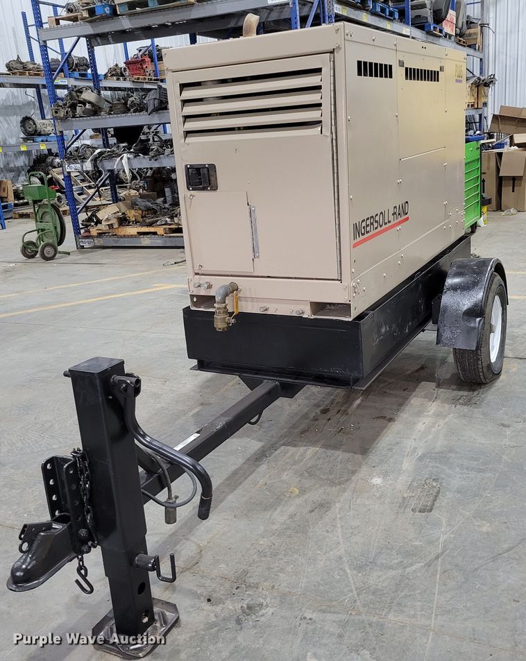 image for item LY9863 2010 Ingersoll Rand P185WJDU-T1  air compressor