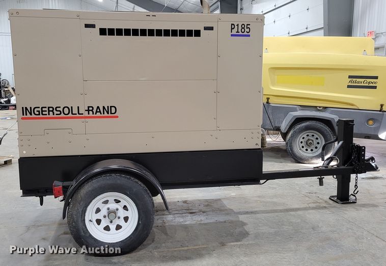 image for item LY9863 2010 Ingersoll Rand P185WJDU-T1  air compressor