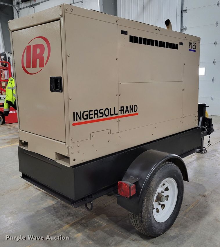 image for item LY9863 2010 Ingersoll Rand P185WJDU-T1  air compressor