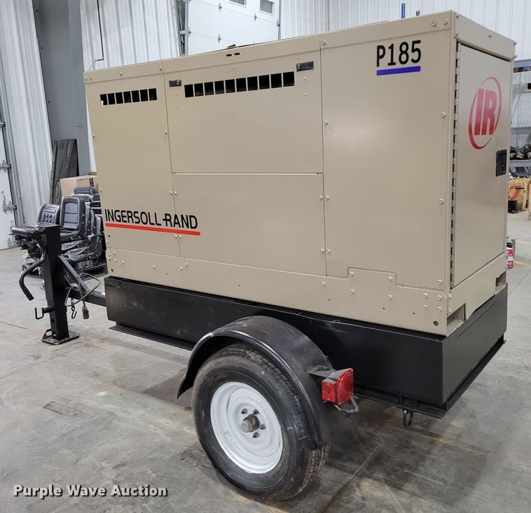 image for item LY9863 2010 Ingersoll Rand P185WJDU-T1  air compressor