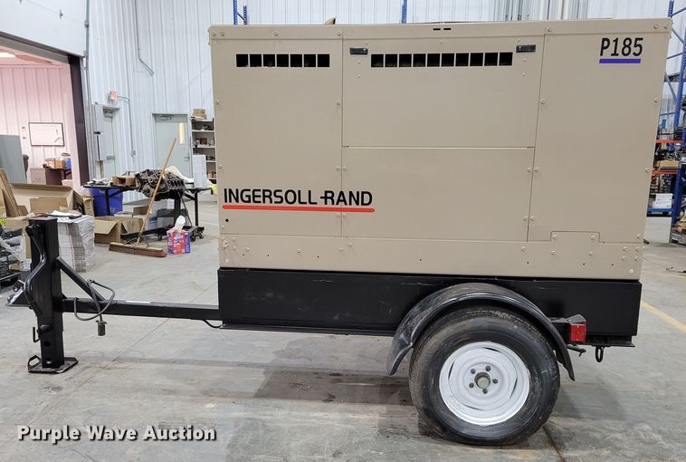 image for item LY9863 2010 Ingersoll Rand P185WJDU-T1  air compressor