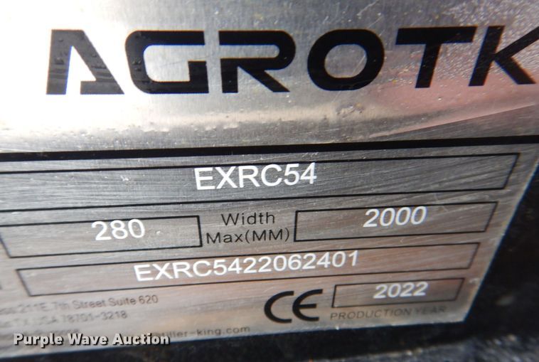image for item MJ9956 2022 Agrotk EXRC54  excavator brush cutter