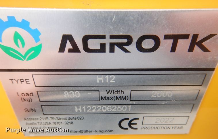 image for item MJ9957 2022 Agrotk H12  mini excavator