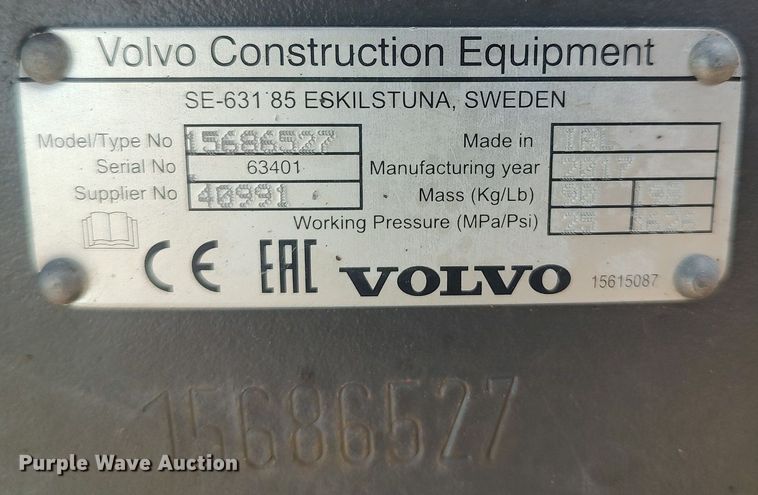 image for item MM9872 2007 Volvo ECR88  mini excavator