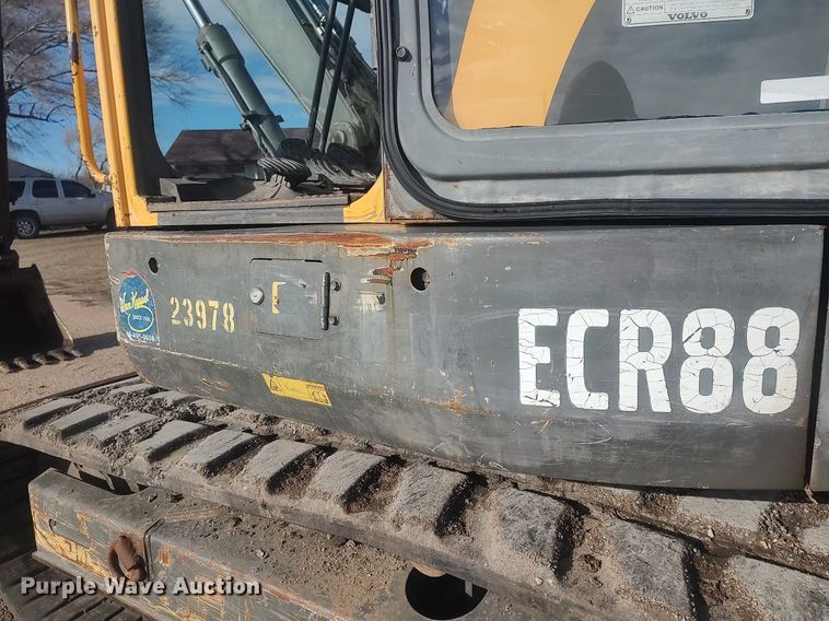 image for item MM9872 2007 Volvo ECR88  mini excavator