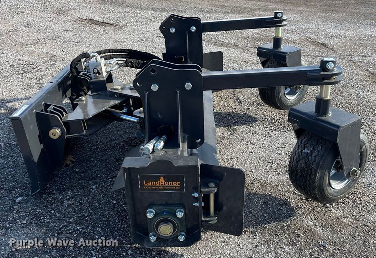 image for item MW9446 LandHonor  skid steer power rake