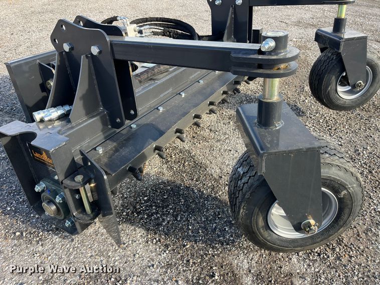 image for item MW9446 LandHonor  skid steer power rake