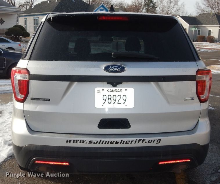 image for item DK7538 2017 Ford Explorer Police Interceptor  SUV