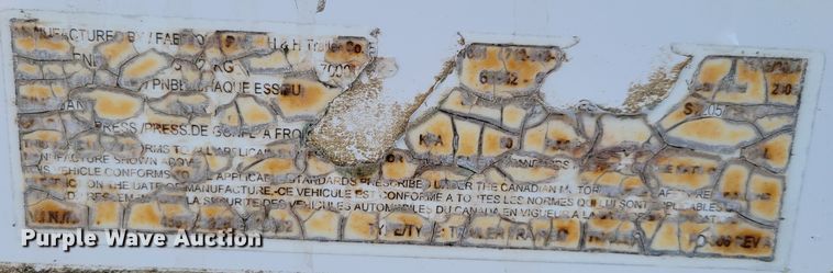 image for item DM8168 2005 H&H Trailers  enclosed cargo trailer