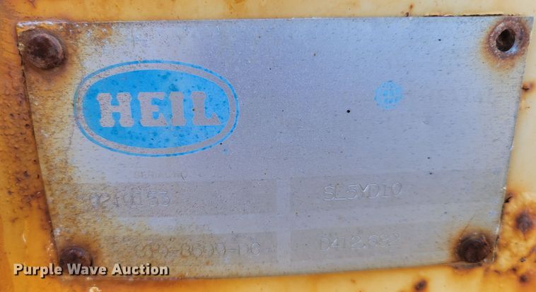 image for item DM8169 Heil SL5YD10  dump bed