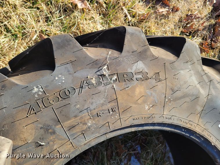 image for item DM8173 (2) 480/85R34 tires