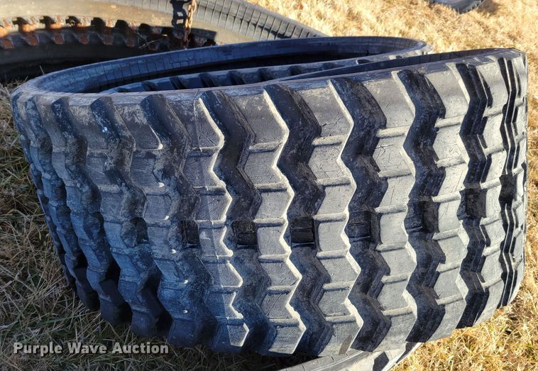 image for item DM8174 (2) 18" W skid steer tracks