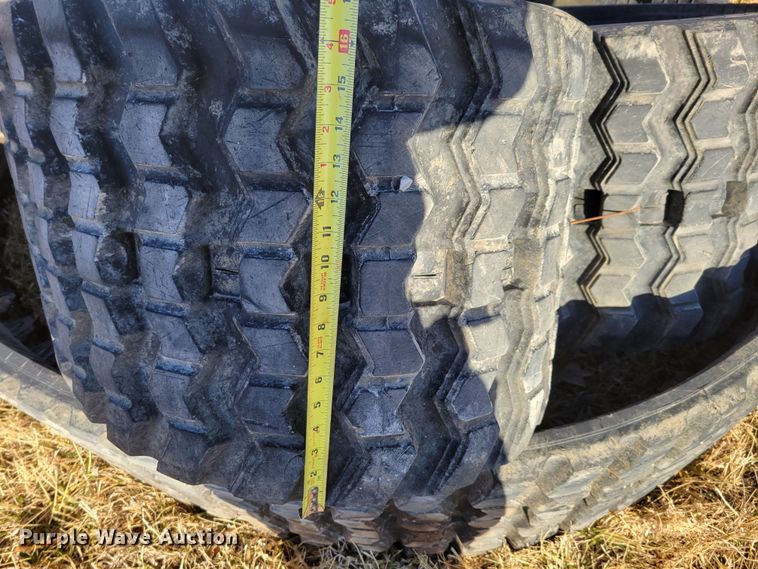 image for item DM8174 (2) 18" W skid steer tracks