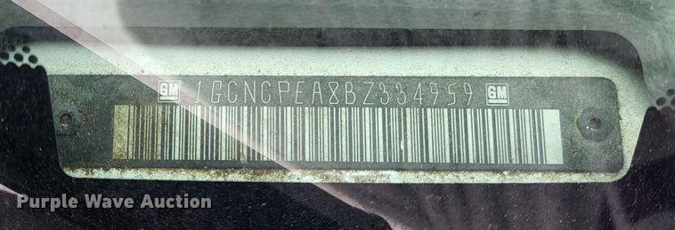 image for item DO3526 2011 Chevrolet Silverado 1500 pickup truck