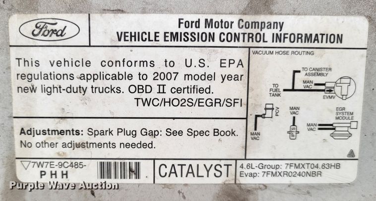 image for item DO3527 2007 Ford F150 XL  SuperCab pickup truck