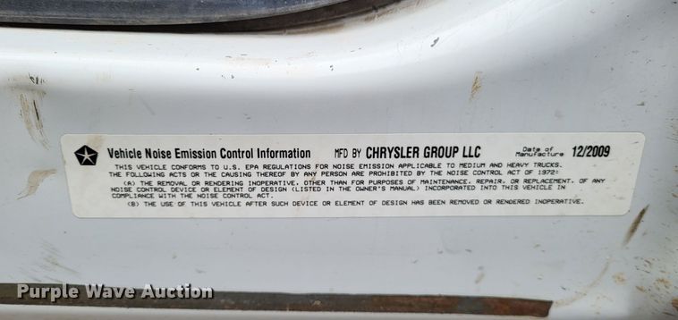 image for item DO3528 2010 Dodge Ram 5500  bucket truck