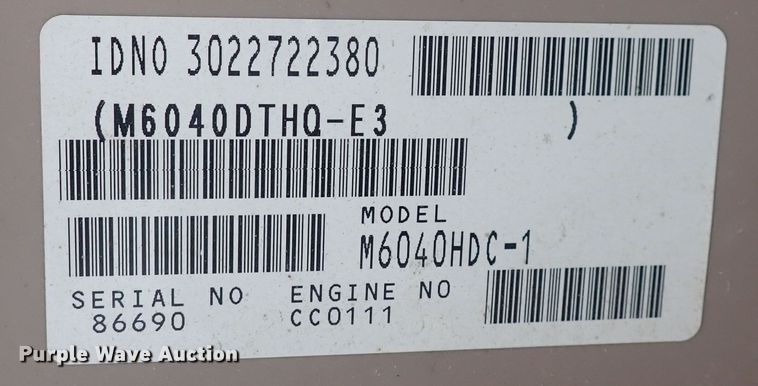 image for item DQ3919 Kubota M6040  tractor