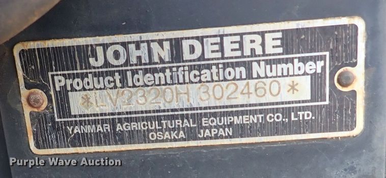 image for item DQ3920 2008 John Deere 2320  tractor