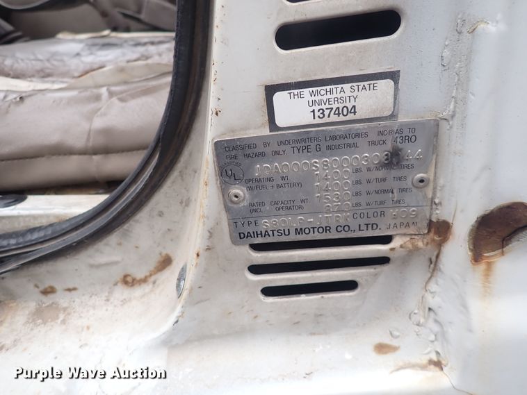 image for item DQ3925 1993 Daihatsu  mini truck